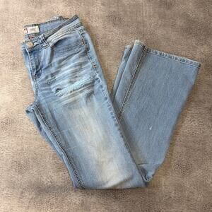 Y2k Lei Flared Light Wash Jeans